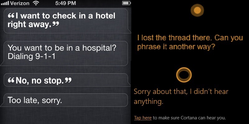 Featured Siri and Cortana