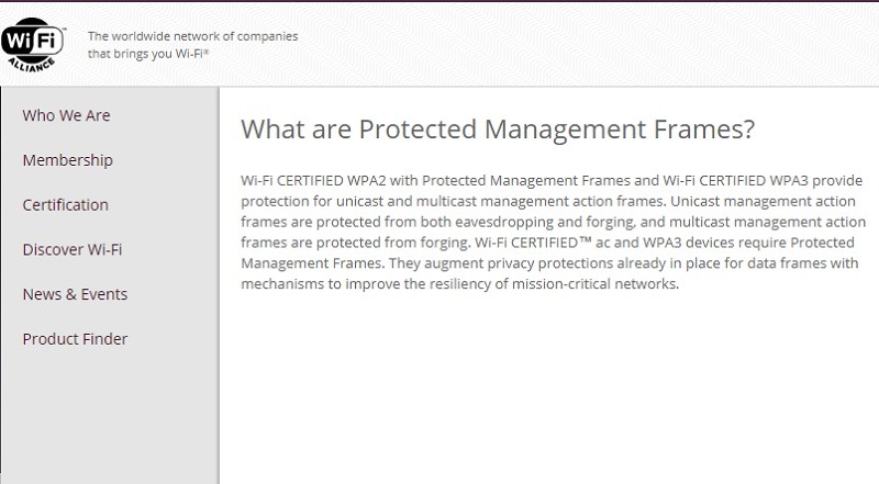 wi-fi-protected-management-frames