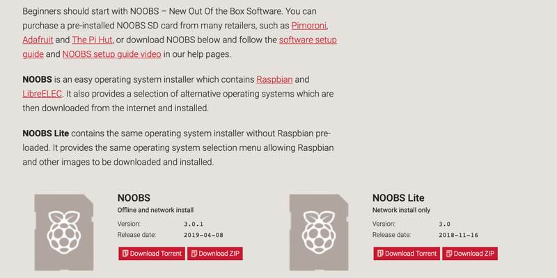 How To Set Up Raspberry Pi Noobs