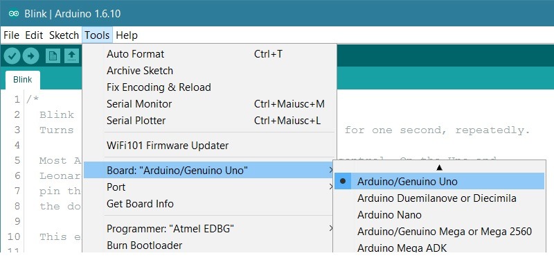 Arduino Board Uno Connect