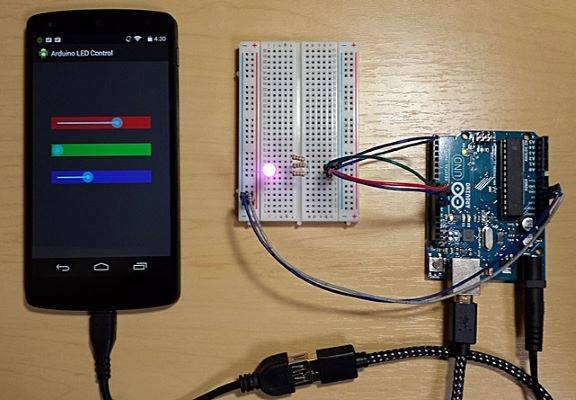 Arduino With Android Led Light Blink