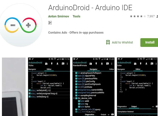 Arduinodroid Ide