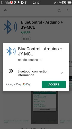 Bluecontrol App