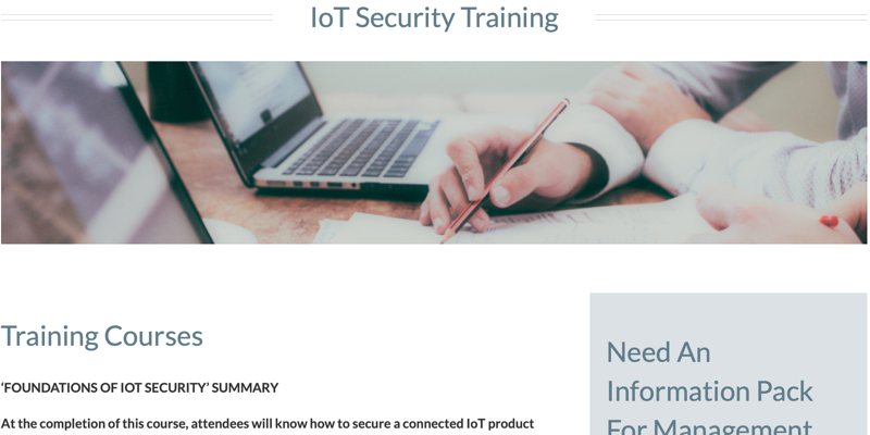 Iot Security Courses Foundations Of Iot Security