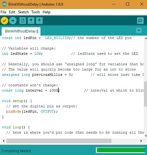 Arduino Compilling Sketch