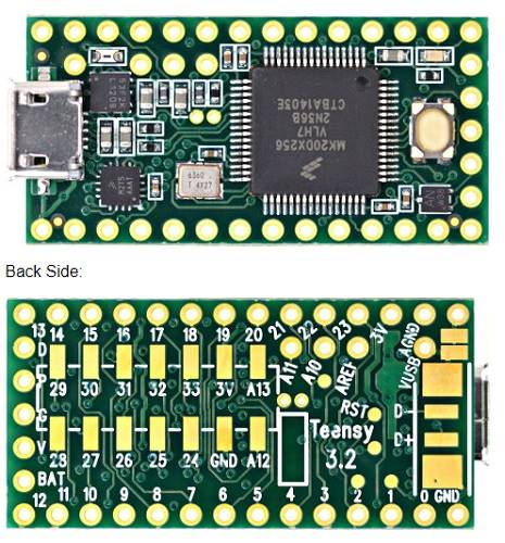 Teensy 3.2 Sides