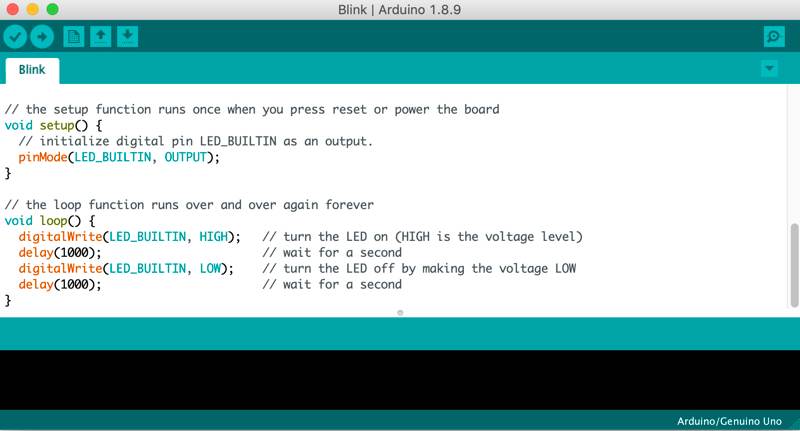 Install Arduino Ide Mac Blink Example