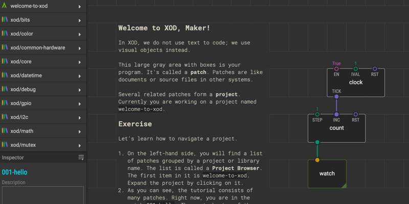 Xod Built Iot Projects Without Coding Ide Intro