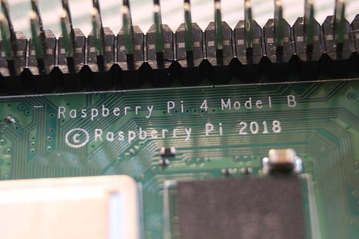 Raspberry Pi Closeup Name