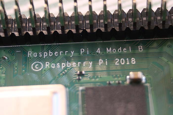 Raspberry Pi Closeup Name