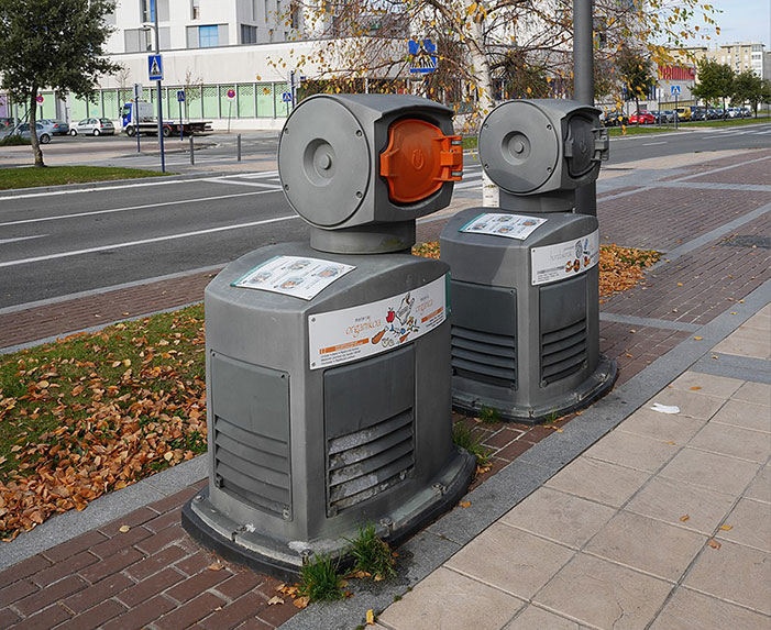 Smart City Garbage Vacuum Tube Collection