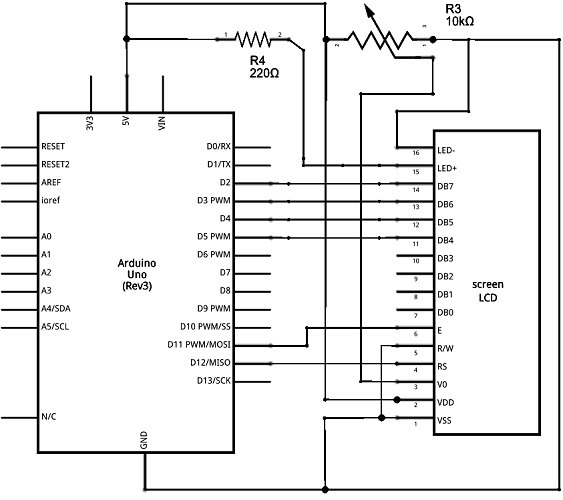 Schematic Arduino Uno Lcd