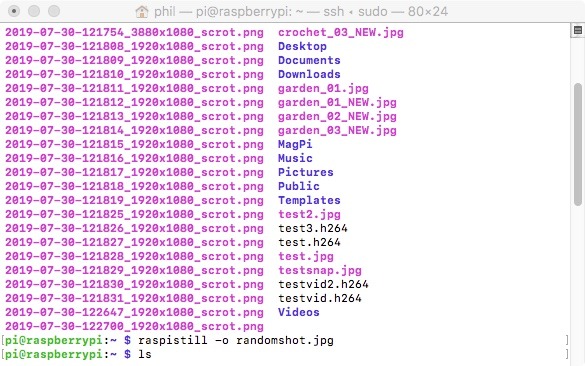 Fitting Raspi Camera Ssh2