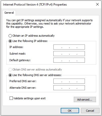 Network Settings