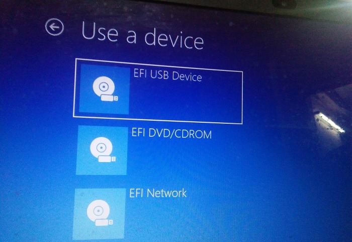Select Usb Drive