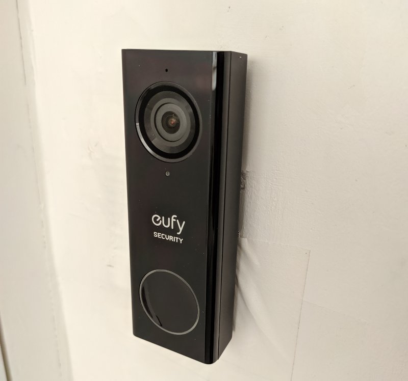 Eufy Video Doorbell Installed
