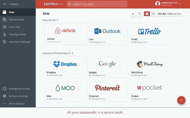 Manage Work Lastpass