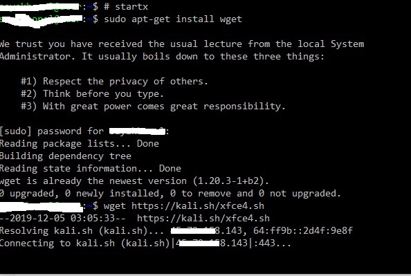 Connecting To Kali Gui
