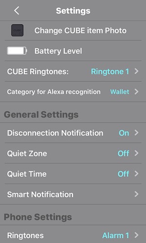 Review Cube Settings