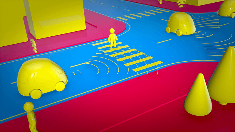 Lidar Mockup City Street