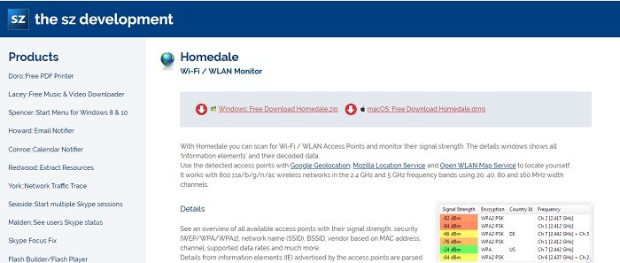 Homedale Homepage