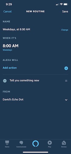 Make Use Alexa Routines Select Action