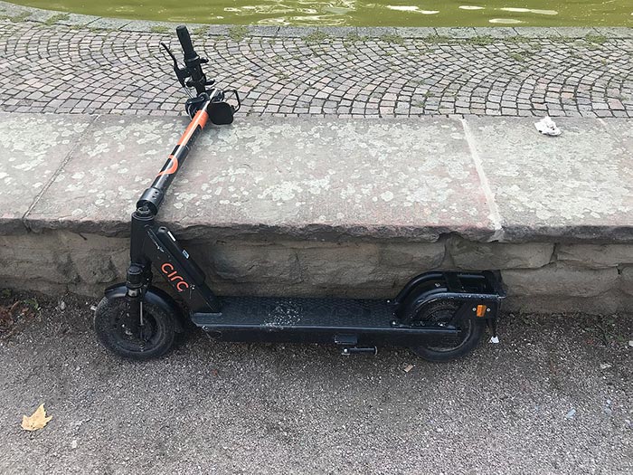 Micromobility Scooter Broken