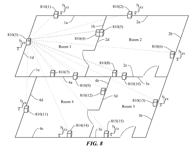 Apple Patent Host Unit Room Setup