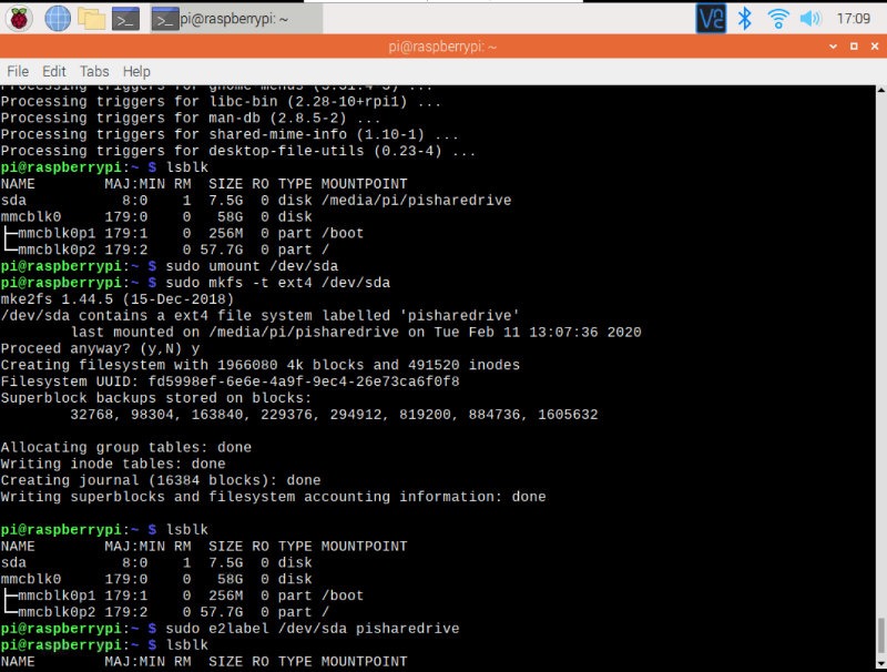 How to format usb drive on raspberry pi - jolobloom