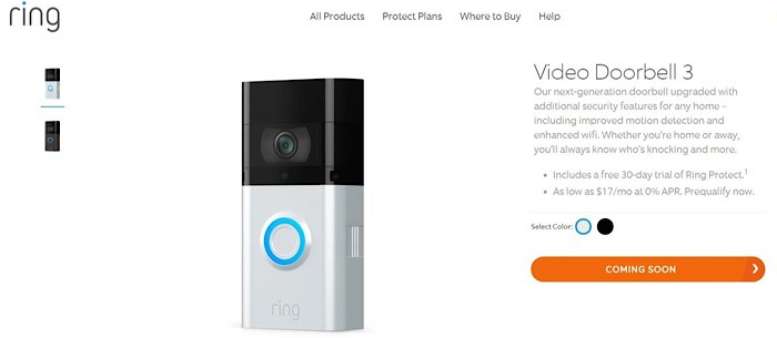 News Ring Doorbell 3 Amazon