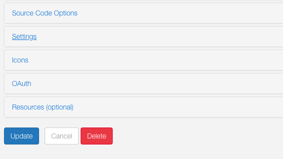 Smartthings Ready For Nature Air App Settings In the SmartThings IDE, click to expand the "Settings" area