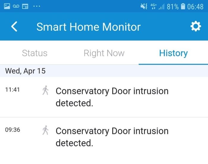 Smart Home Monitor Review Security Footage