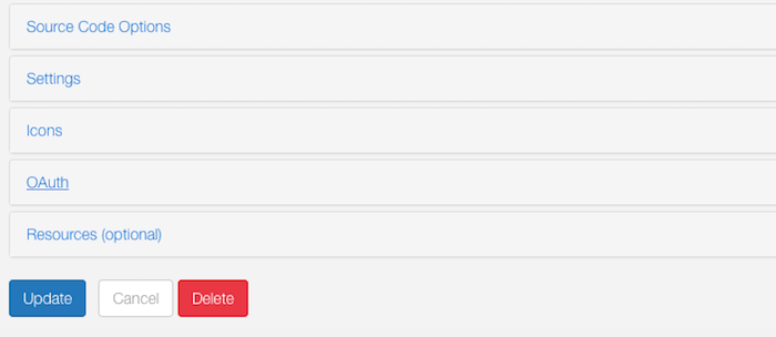 Smartthings Samsung Ide Oauth In the SmartThings IDE, find the "OAuth" section, and click to expand.