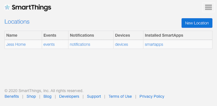Smartthings Samsung Ide Depending on your smart home setup, you may need to specify which smart hub you're using.