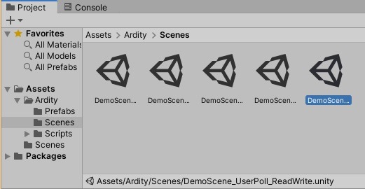 Arduino Unity Assets Ardity Selected 1