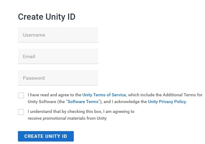 Arduino Unity Create Id 1