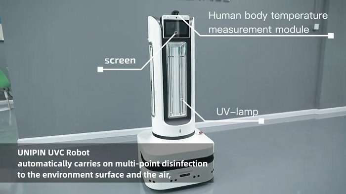 Healthy Living Ces Unipin Uvc Robot