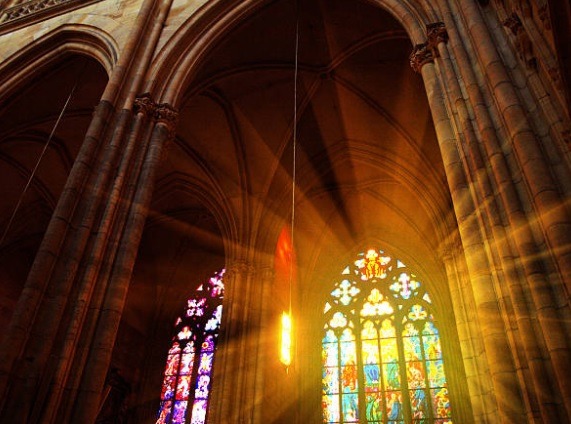 Metamaterial Stained Glass Window Church