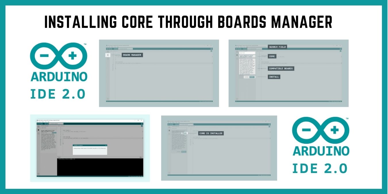 Installing Cores Through Boards Manager