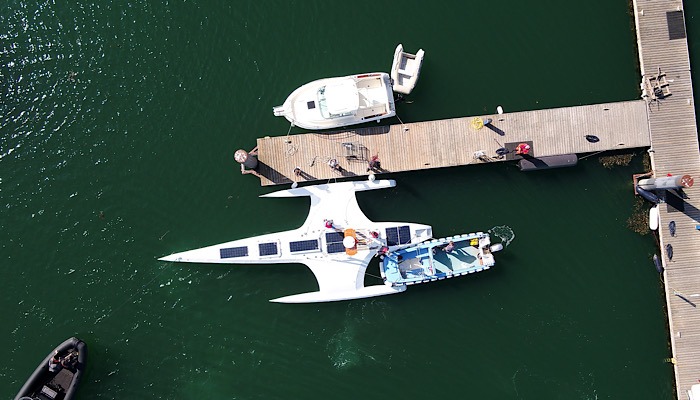 Mayflower Autonomous Ship Docked