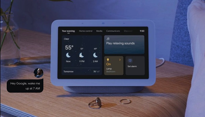 New Nest Hub Nighttime