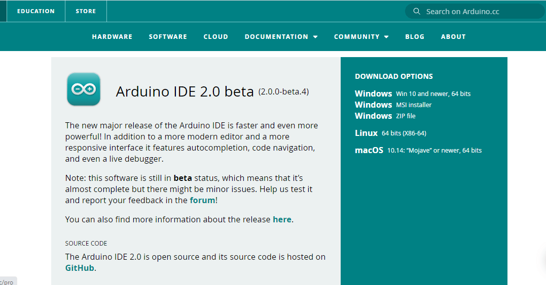 Download Arduino Ide 2.0 Beta