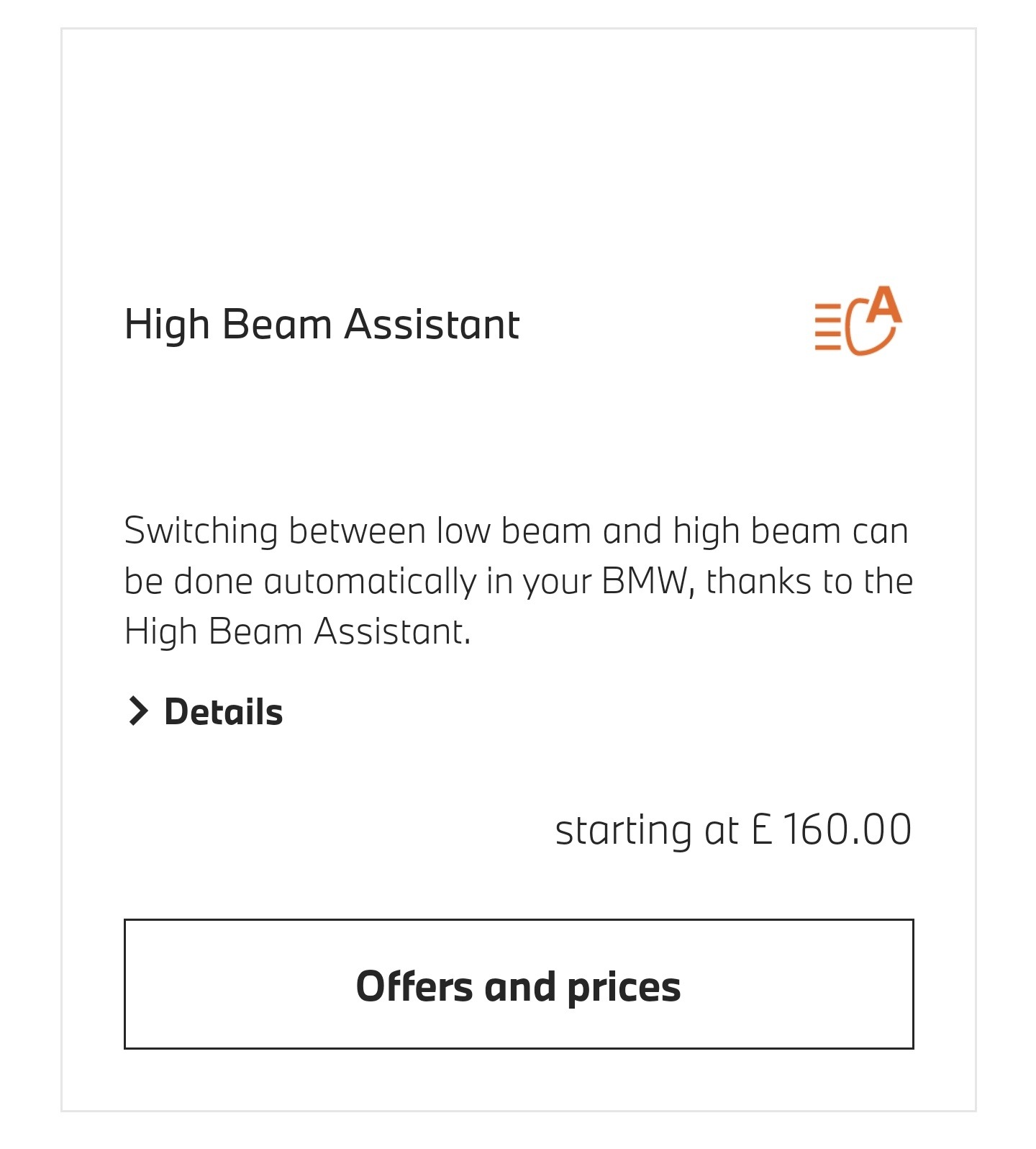 High Beam Assistant