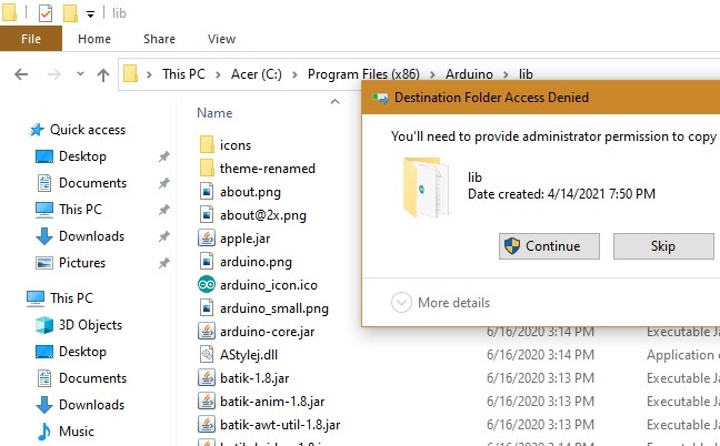 Arduino Change Background Paste Theme