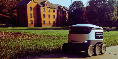 Delivery Robots Popping Up More a Year After Pandemic