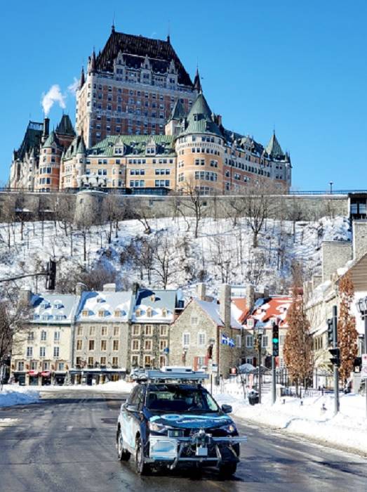 Leddartech Test Vehicle Sensor Fusion Including Lidar Quebec City