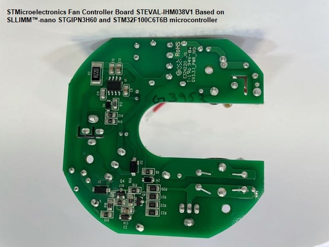 Smart Ceiling Fans Atomberg Fan Controller Board By Stmicroelectronics