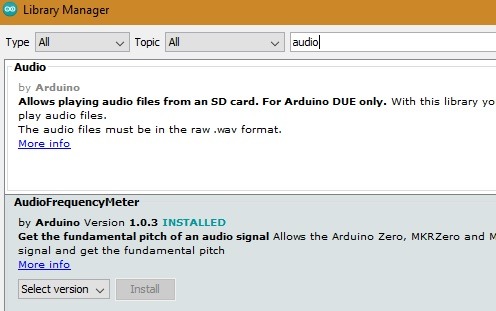 Arduino Libraries Installed