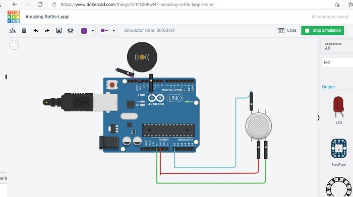 Arduino Smoke Detector Simulator Validation