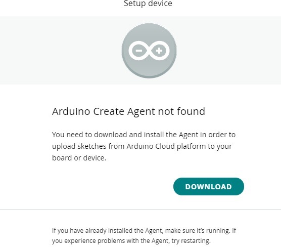 Arduino Web Editor Arduino Create Agent